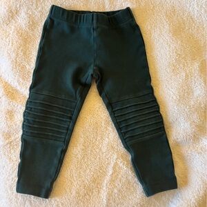 Tea Collection Green Ribbed Leggings